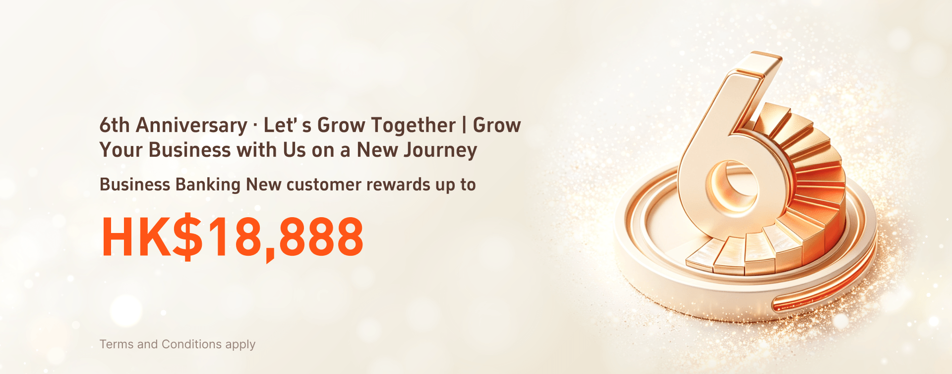 Ping An Digital Bank X Tradelink – 6th Anniversary Welcome Rewards for Business Banking Customers
