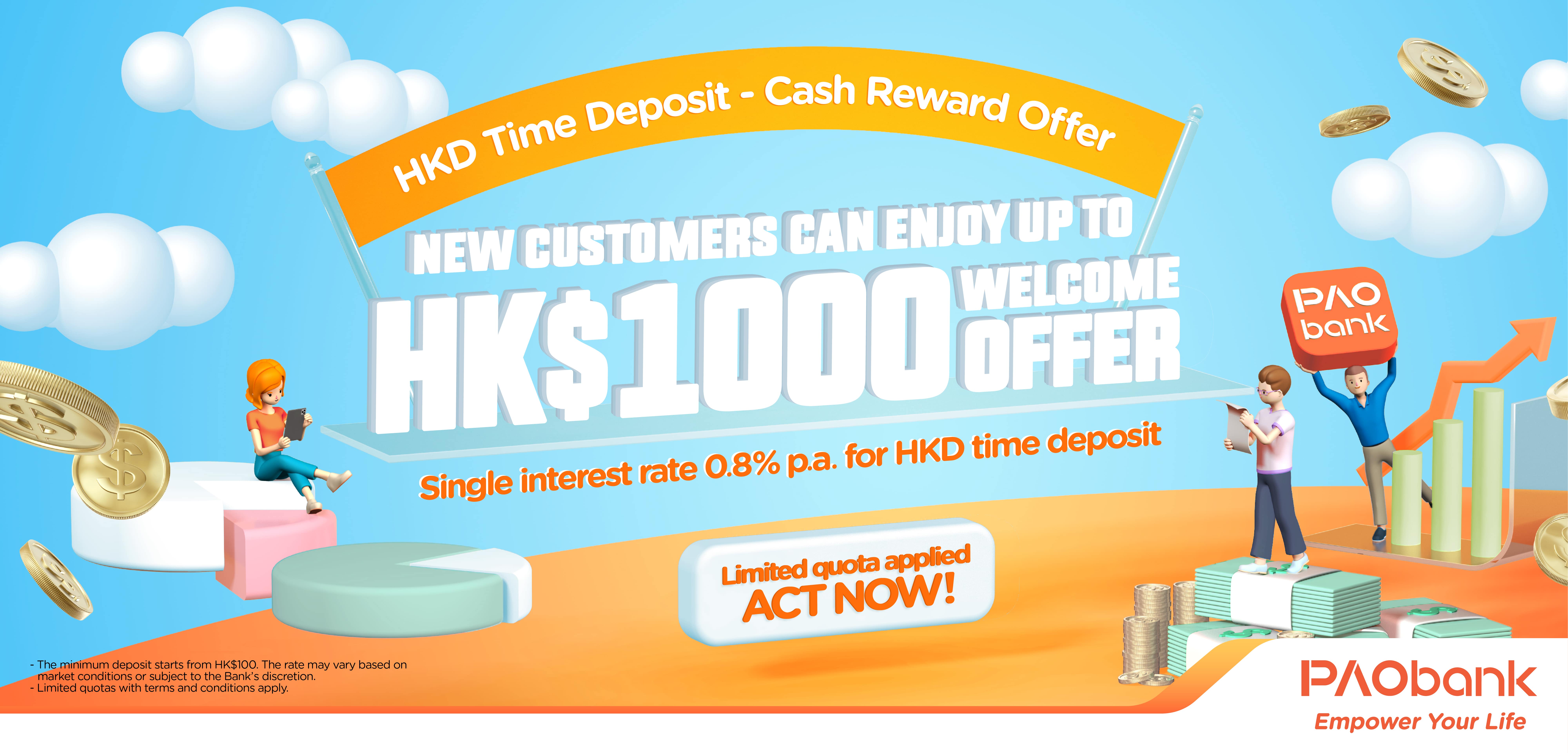 Ping An Digital Bank Time Deposit Cash Reward Offer